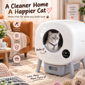 New Automatic Smart Cat Toilet Electric Smart Cat Litter Box Can Be Remotely Controlled By App Enclosed Cat Litter Box